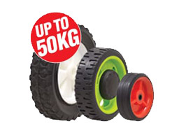 Rubber Tyred Nylon Centred Wheels